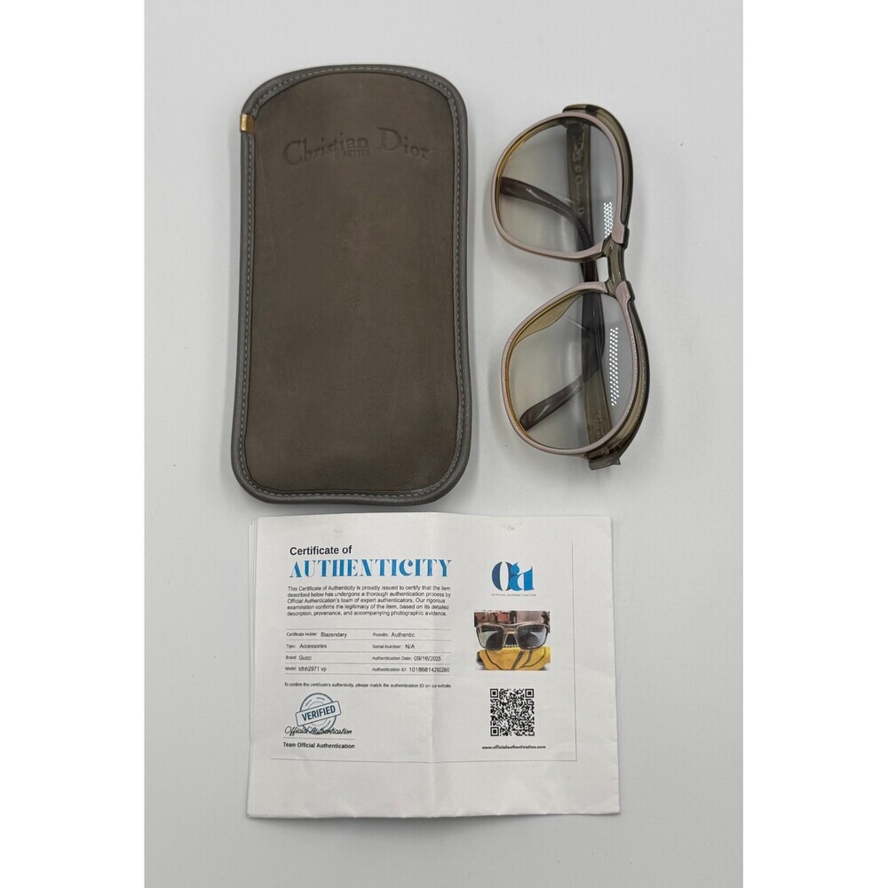 Christian Dior Eyewear Sunglasses Women's Brown Frame with Certificate & Pouch - Picture 1 of 12